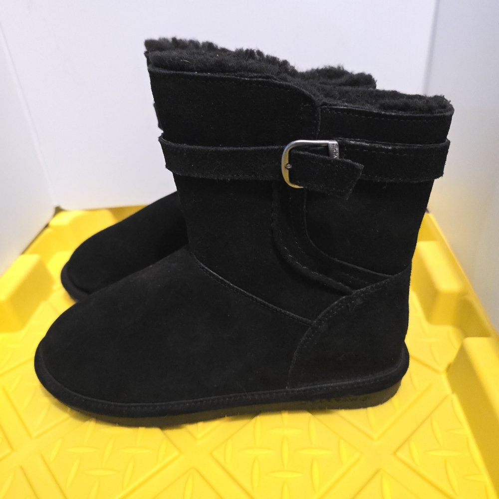 BearPaw Women's Black Winter Boots